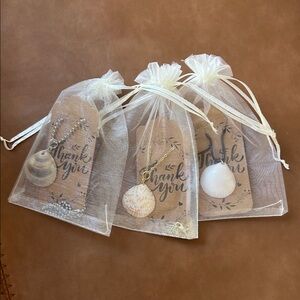 Bundle of 3 Elegant Sea Shell Pendant Necklaces